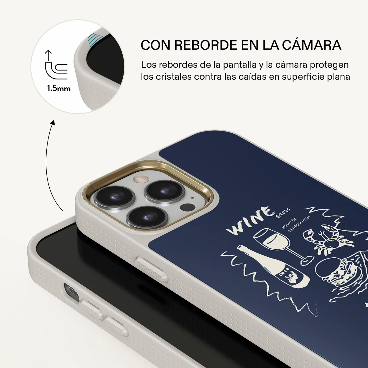 Wine & Dine - iPhone 13 Pro Max Funda - Image 22