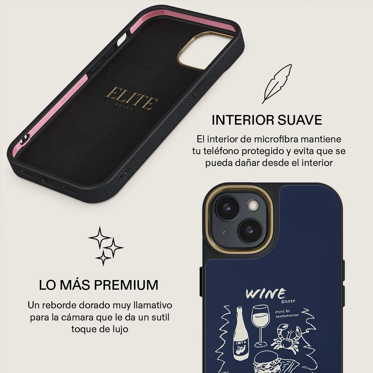 Wine & Dine - iPhone 14 Plus Funda - Image 10