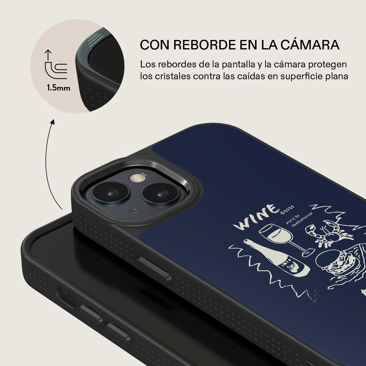 Wine & Dine - iPhone 14 Plus Funda - Image 15