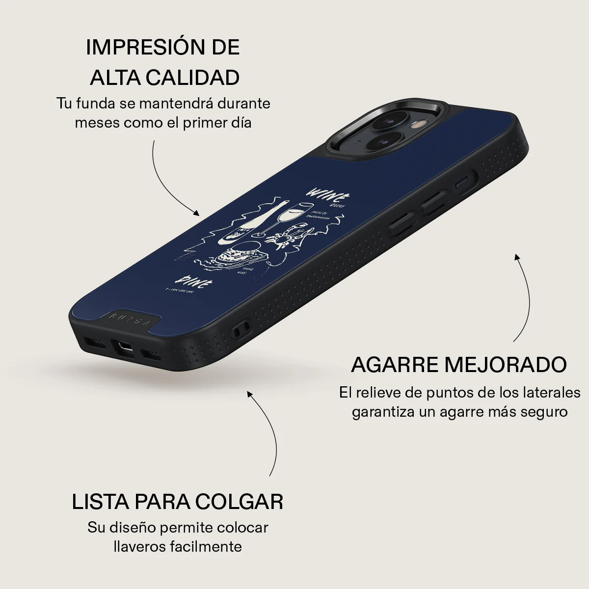 Wine & Dine - iPhone 14 Plus Funda - Image 16