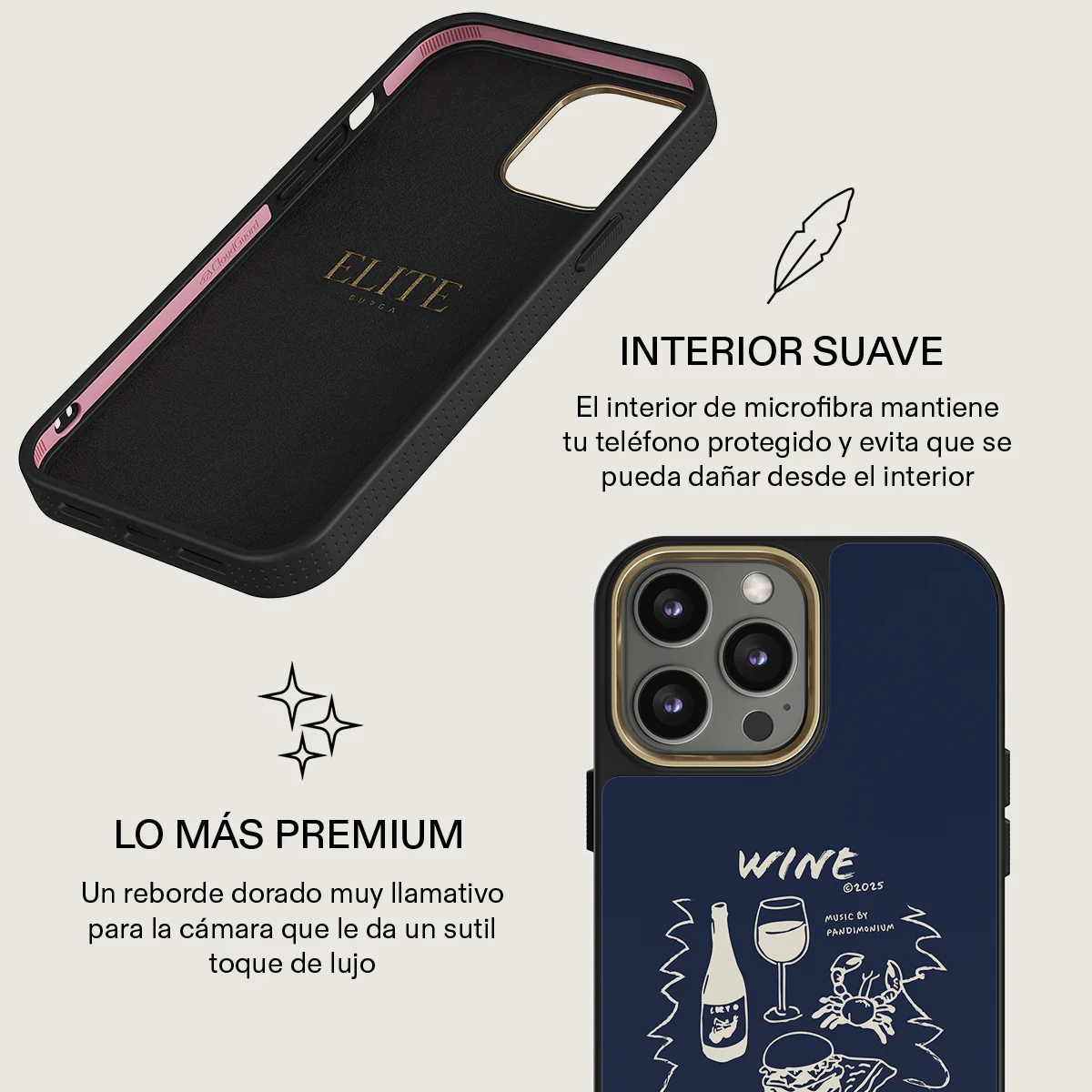 Wine & Dine - iPhone 14 Pro Funda - Image 10