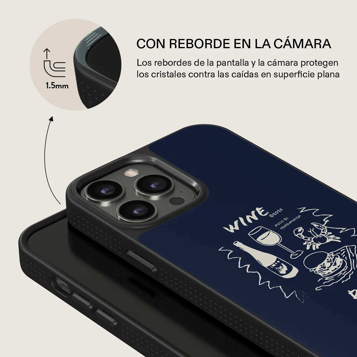 Wine & Dine - iPhone 14 Pro Funda - Image 15