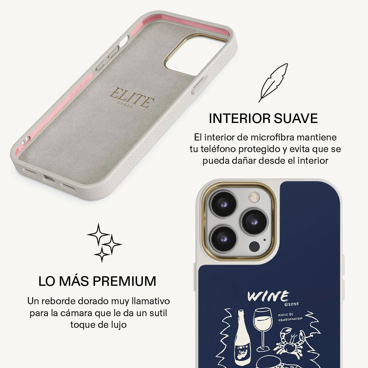 Wine & Dine - iPhone 14 Pro Funda - Image 24