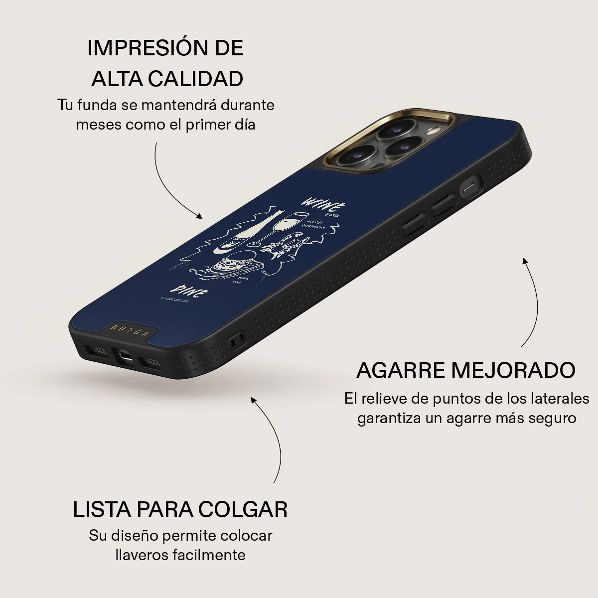 Wine & Dine - iPhone 14 Pro Funda - Image 9