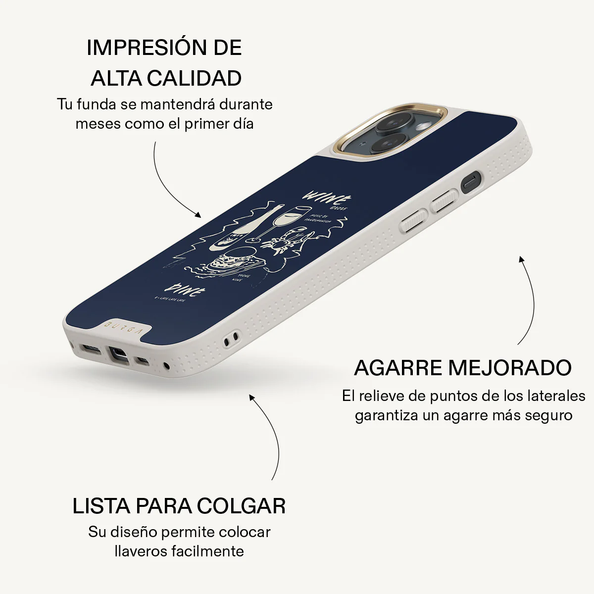 Wine & Dine - iPhone 15 Plus Funda - Image 23