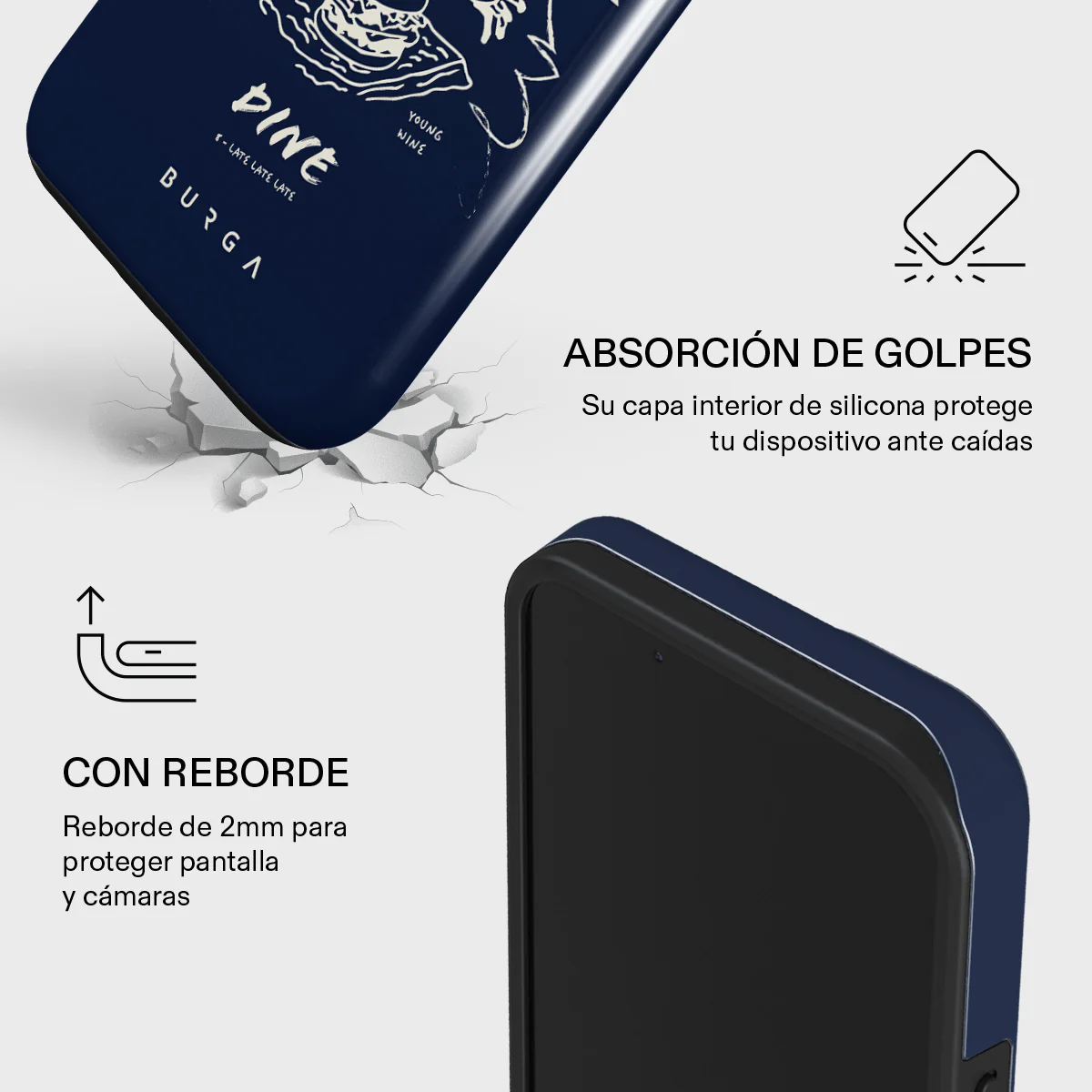 Wine & Dine - iPhone 15 Plus Funda - Image 4
