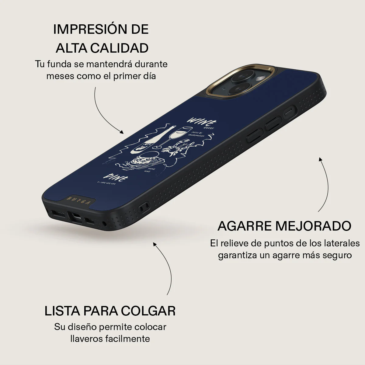 Wine & Dine - iPhone 15 Plus Funda - Image 9