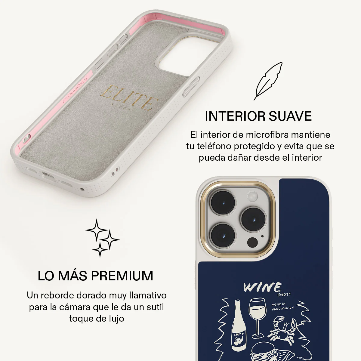 Wine & Dine - iPhone 15 Pro Funda - Image 24
