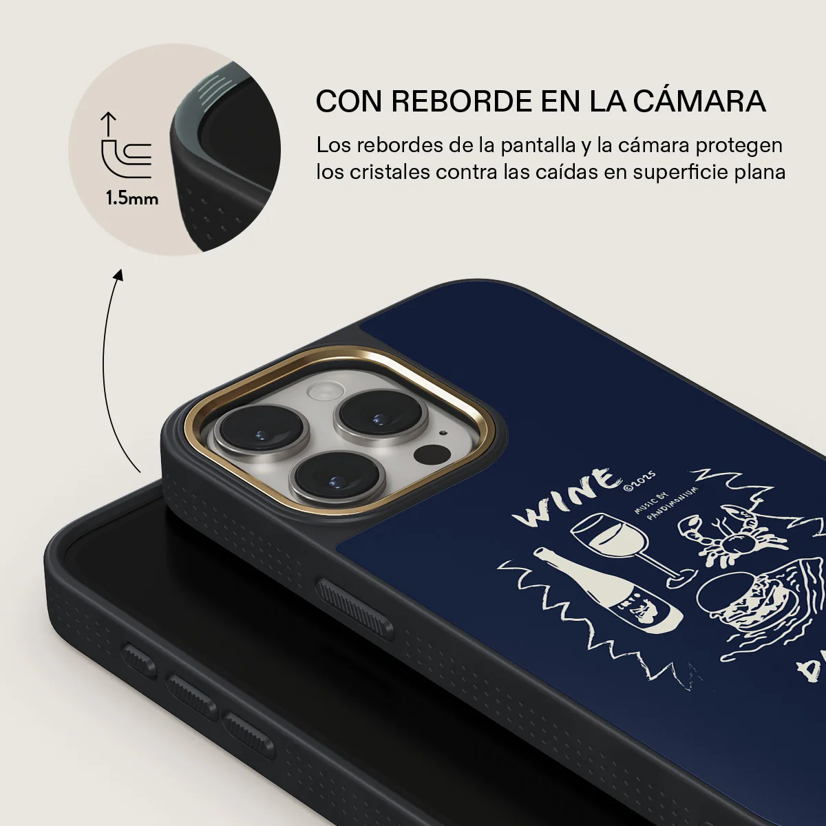 Wine & Dine - iPhone 15 Pro Funda - Image 8