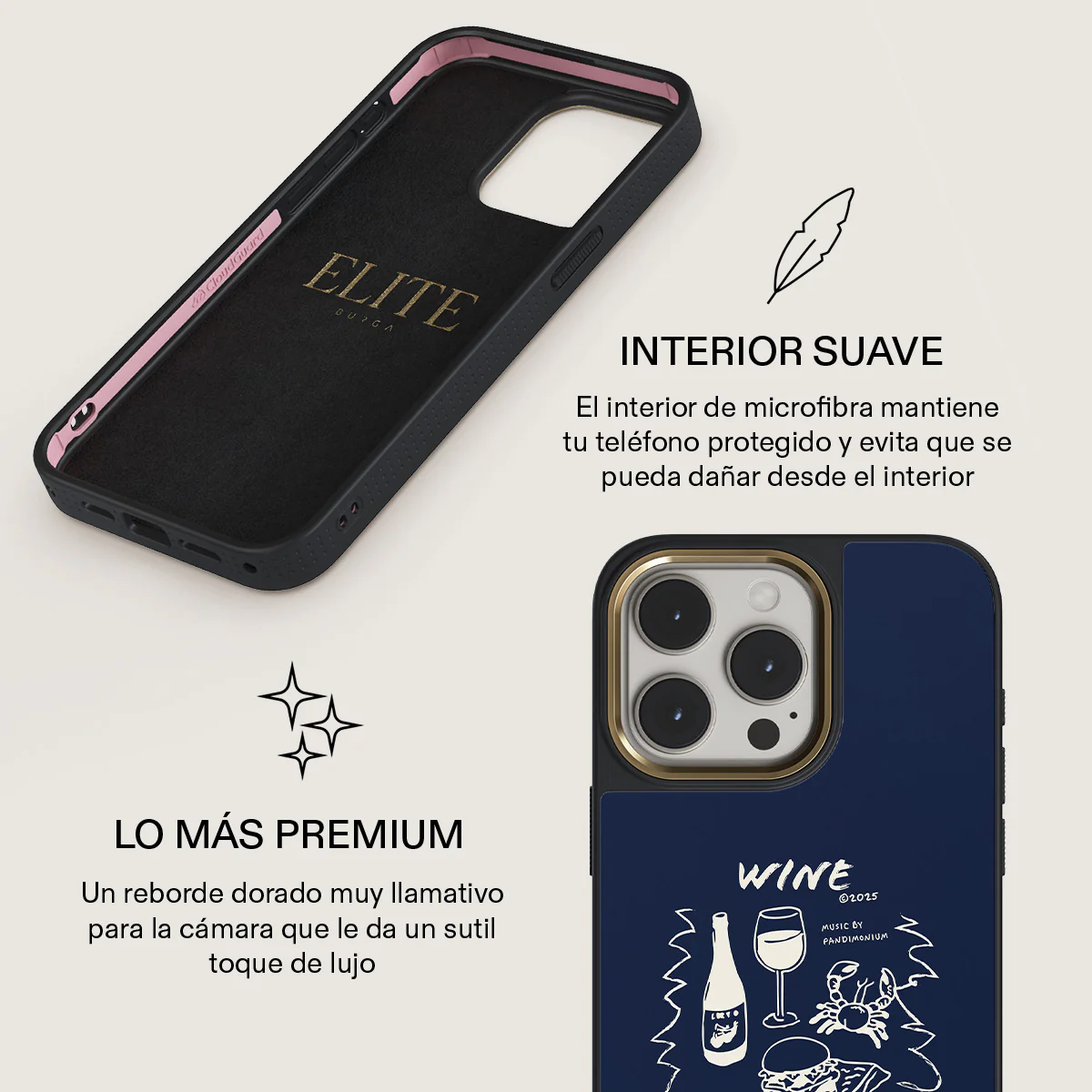 Wine & Dine - iPhone 15 Pro Max Funda - Image 10