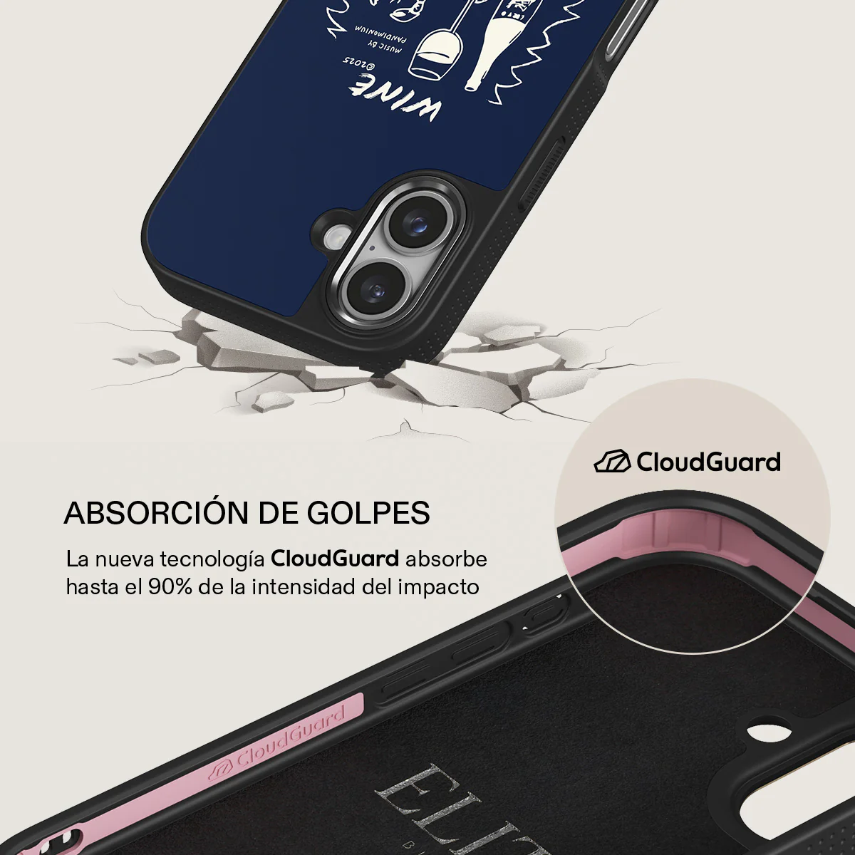 Wine & Dine - iPhone 16 Plus Funda - Image 15