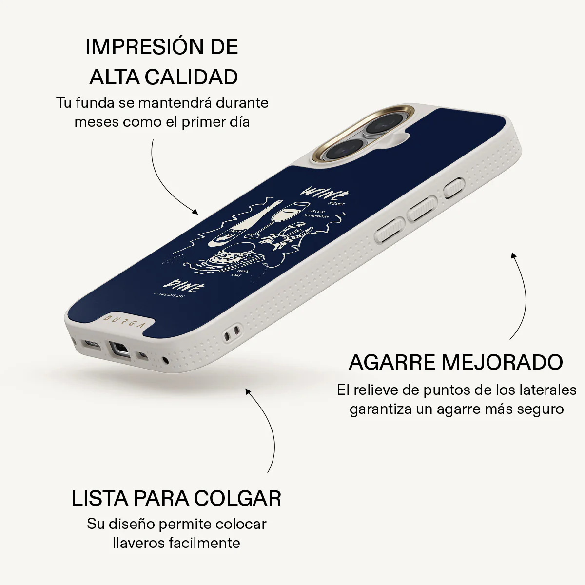 Wine & Dine - iPhone 16 Plus Funda - Image 24