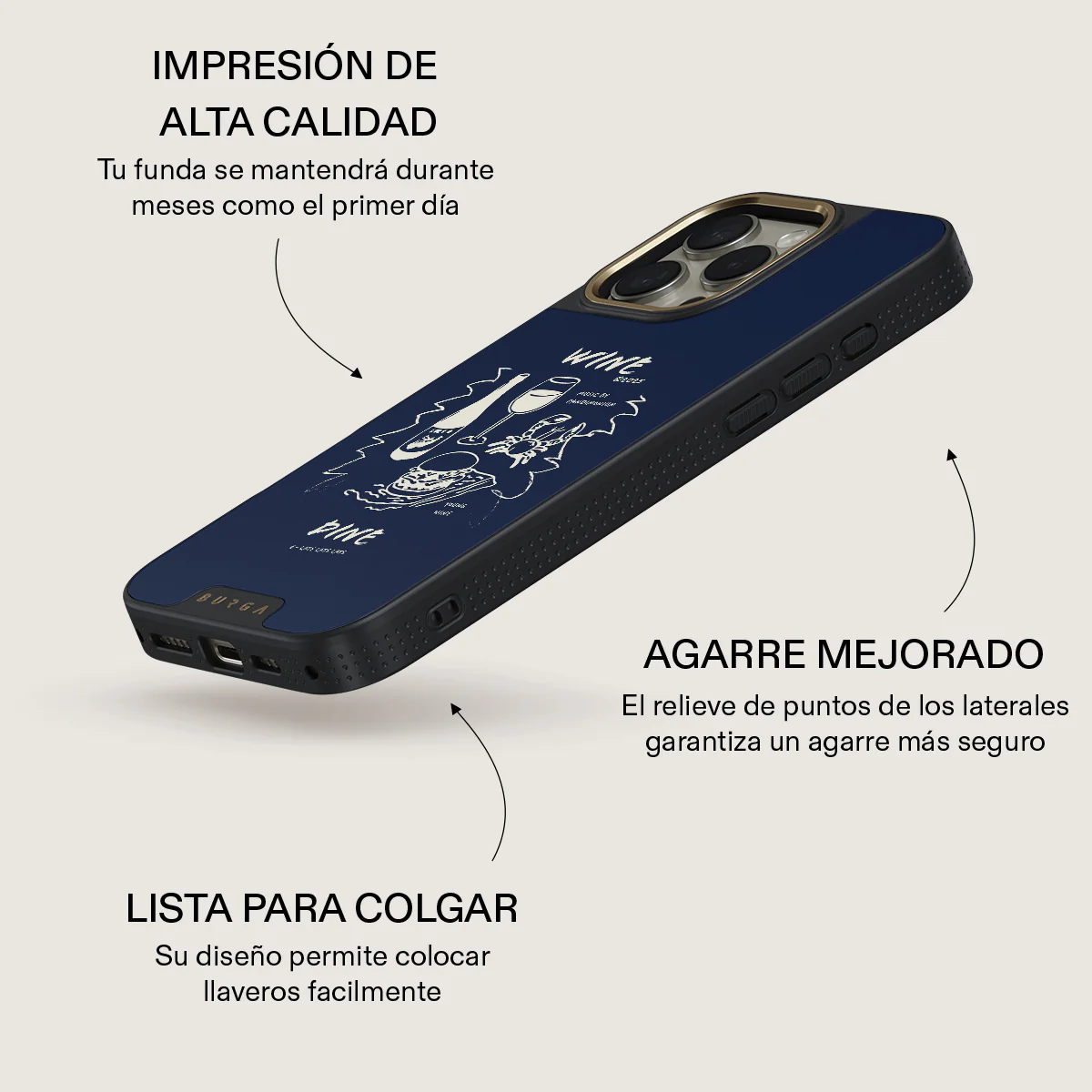 Wine & Dine - iPhone 16 Pro Funda - Image 10