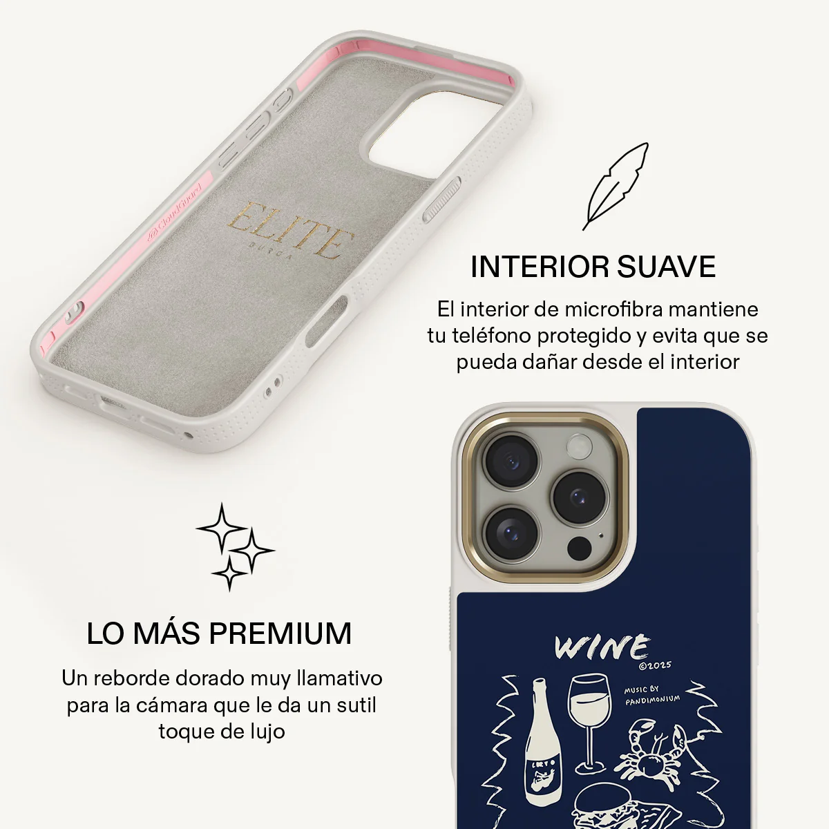 Wine & Dine - iPhone 16 Pro Max Funda - Image 25