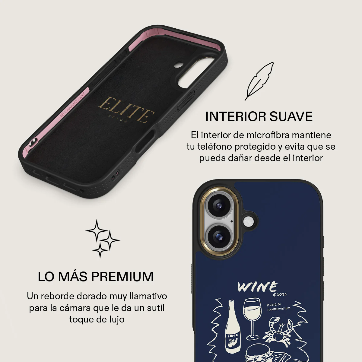 Wine & Dine - iPhone 17 Funda - Image 10
