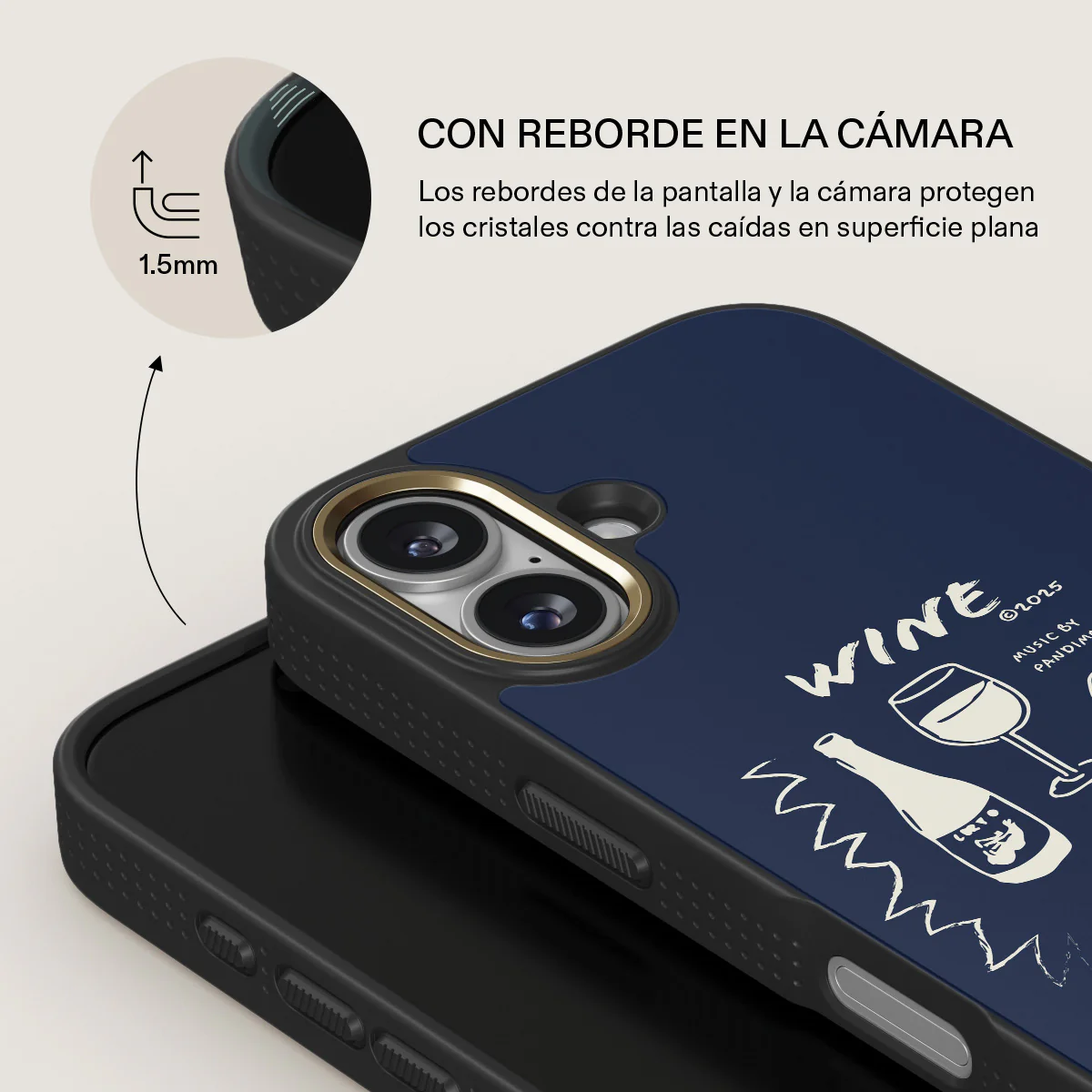Wine & Dine - iPhone 17 Funda - Image 8