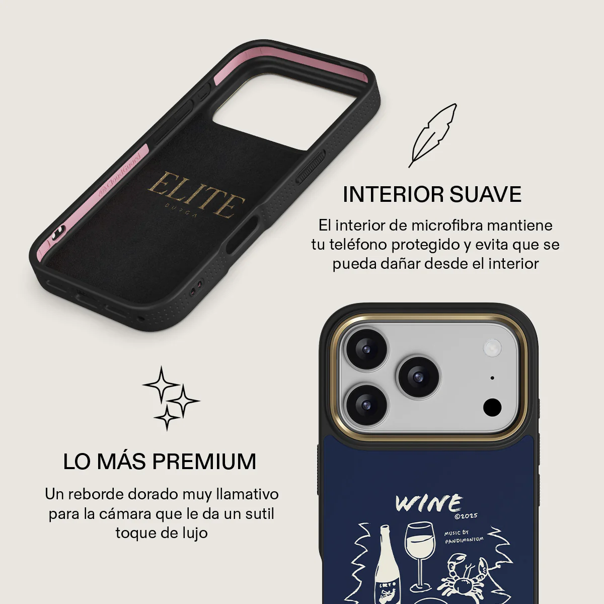 Wine & Dine - iPhone 17 Pro Funda - Image 10