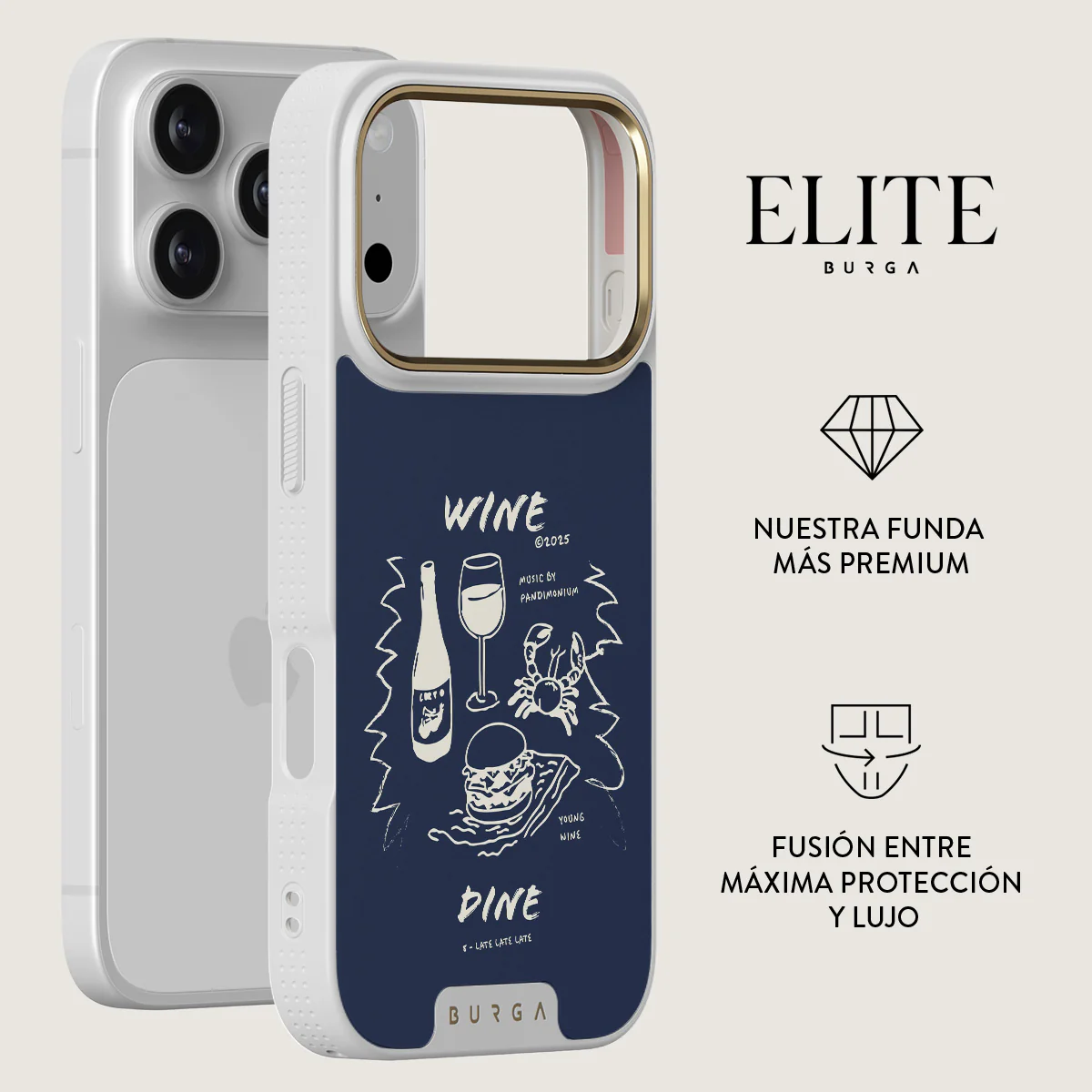 Wine & Dine - iPhone 17 Pro Funda - Image 20