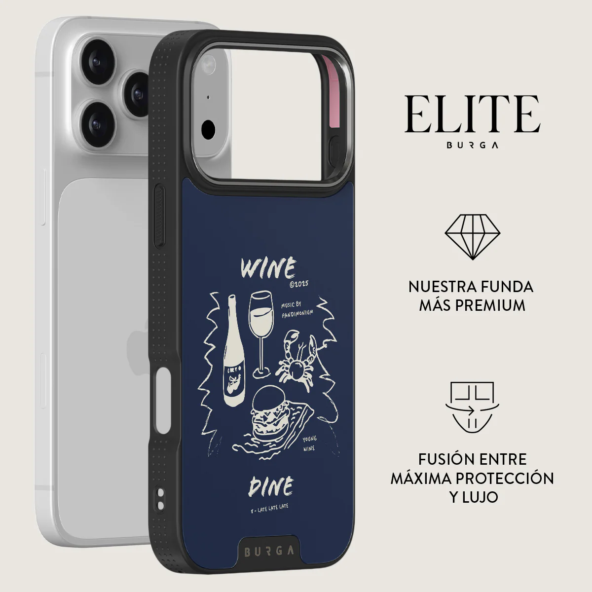 Wine & Dine - iPhone 17 Pro Max Funda - Image 13