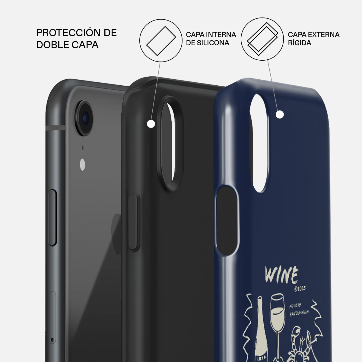 Wine & Dine - iPhone XR Funda - Image 6