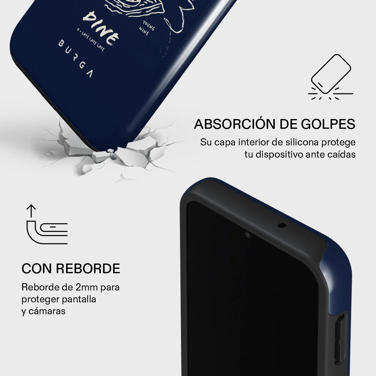 Wine & Dine - Samsung Galaxy A25 Funda - Image 4