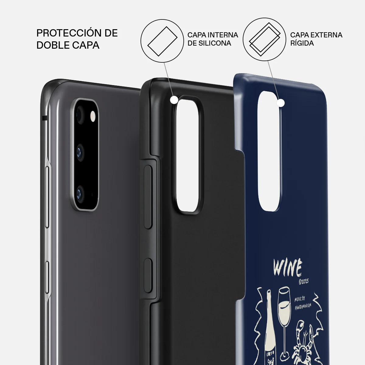 Wine & Dine - Samsung Galaxy S20 FE 4G / 5G Funda - Image 2