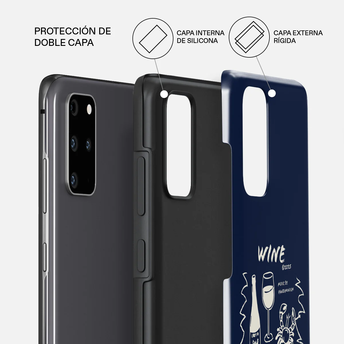 Wine & Dine - Samsung Galaxy S20 Plus 4G / 5G Funda - Image 6