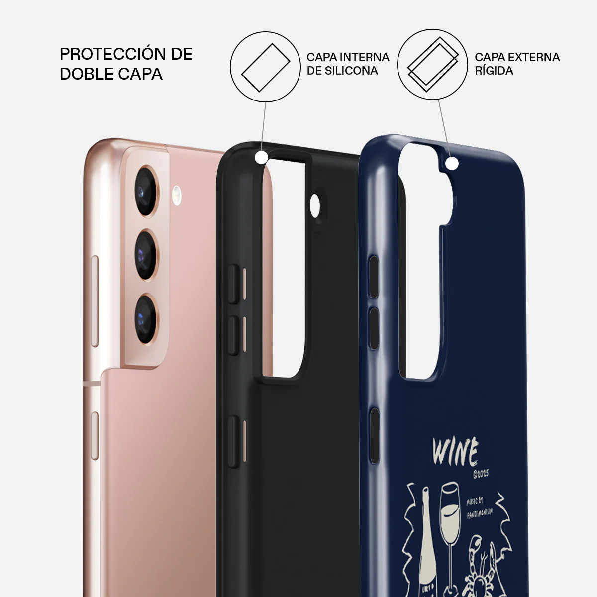 Wine & Dine - Samsung Galaxy S21 Plus Funda - Image 2