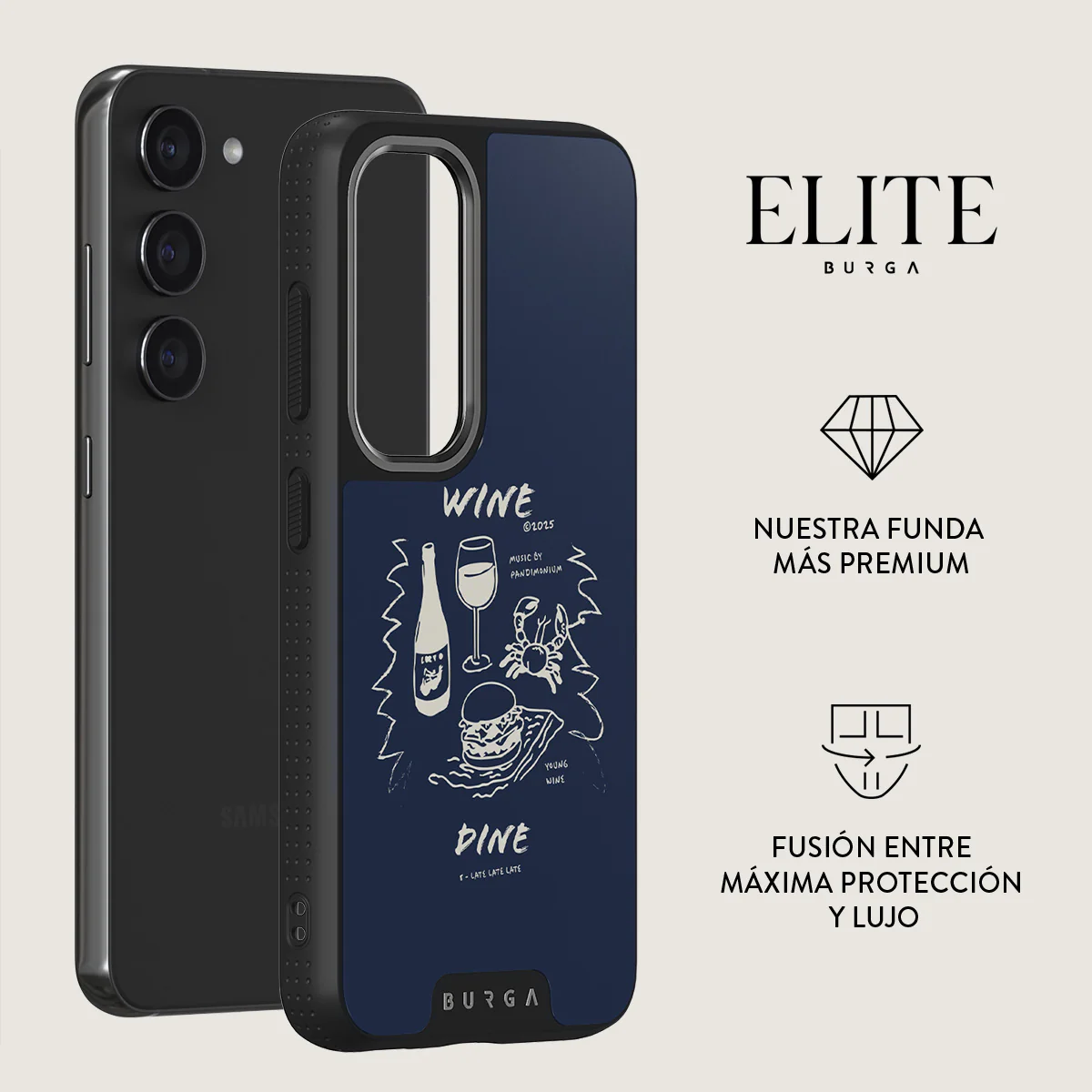 Wine & Dine - Samsung Galaxy S23 Funda - Image 13