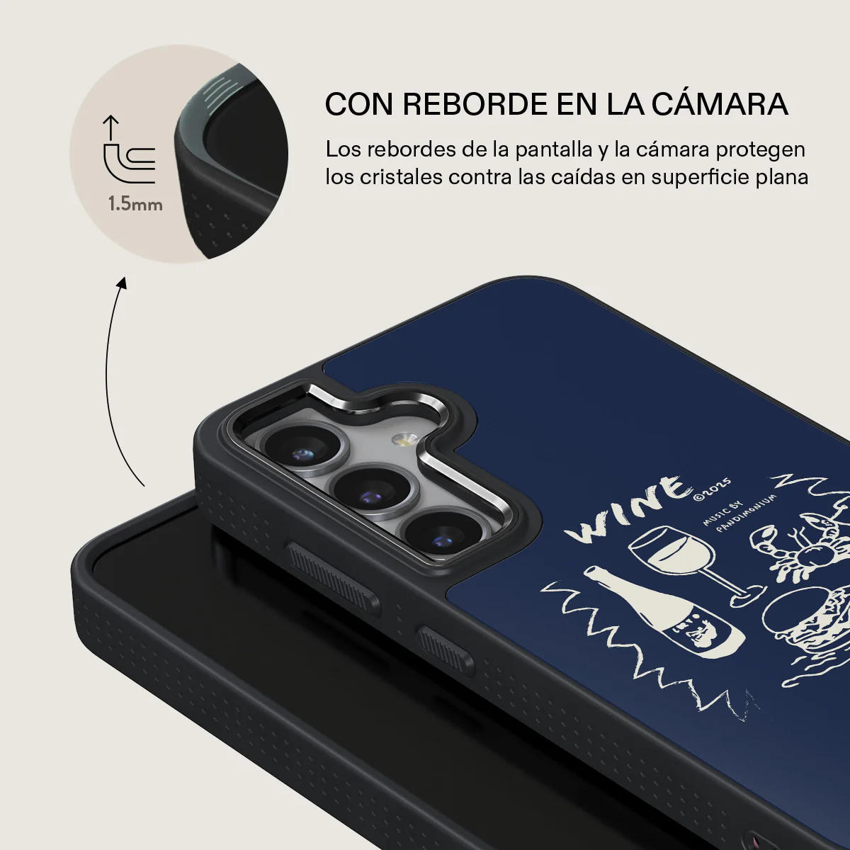 Wine & Dine - Samsung Galaxy S24 Funda - Image 15