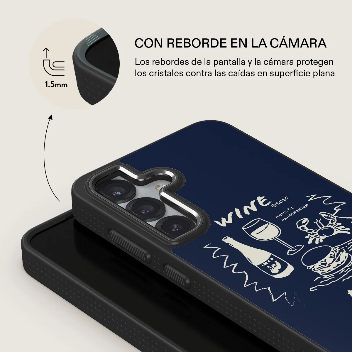 Wine & Dine - Samsung Galaxy S25 Funda - Image 15