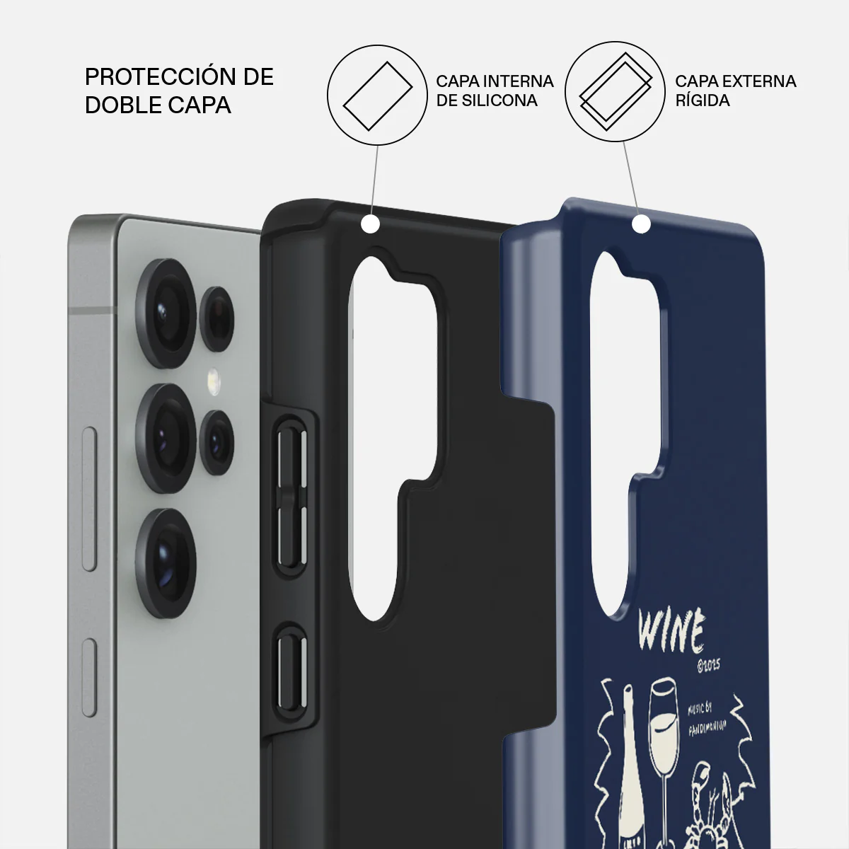 Wine & Dine - Samsung Galaxy S25 Ultra Funda - Image 2