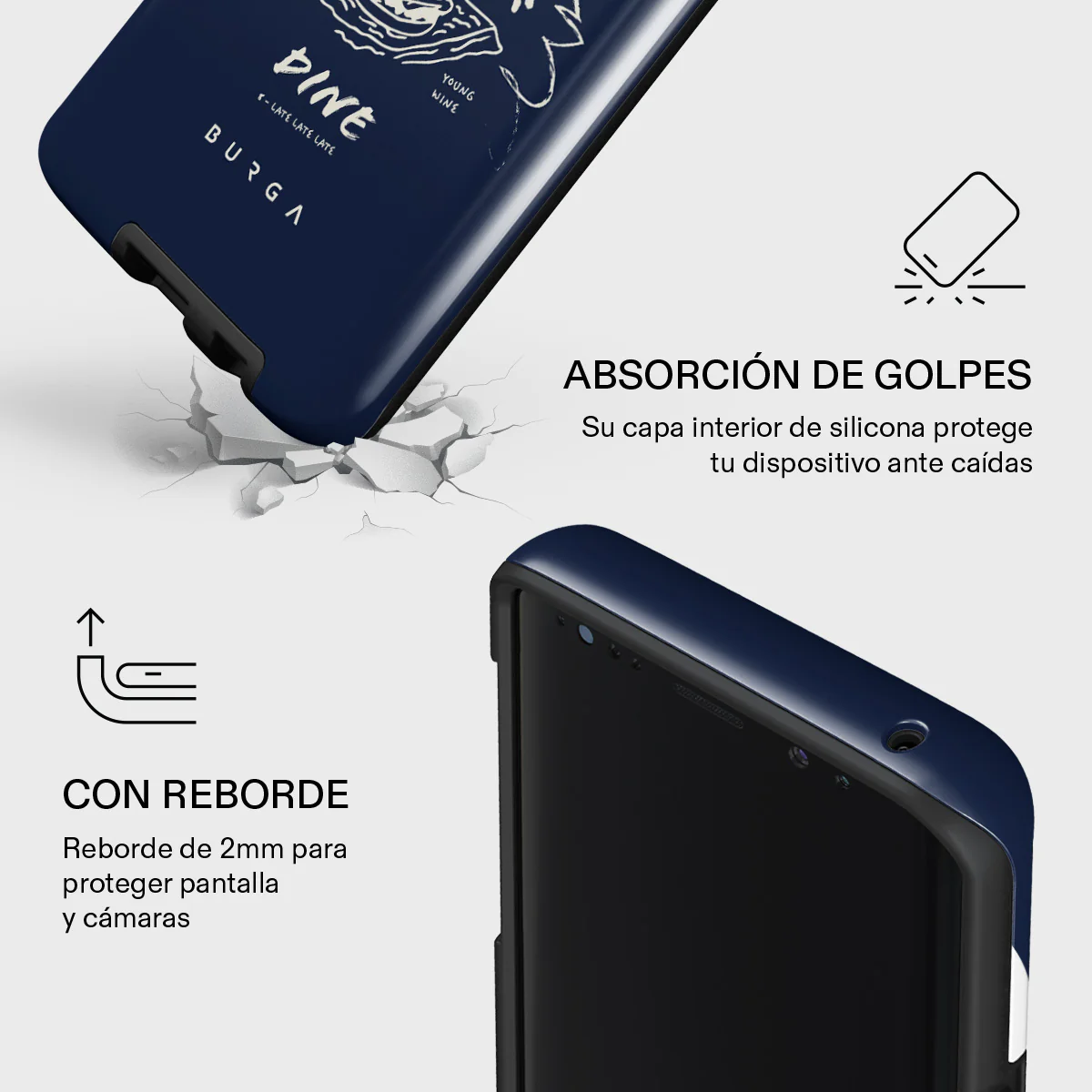 Wine & Dine - Samsung Galaxy S8 Funda - Image 8