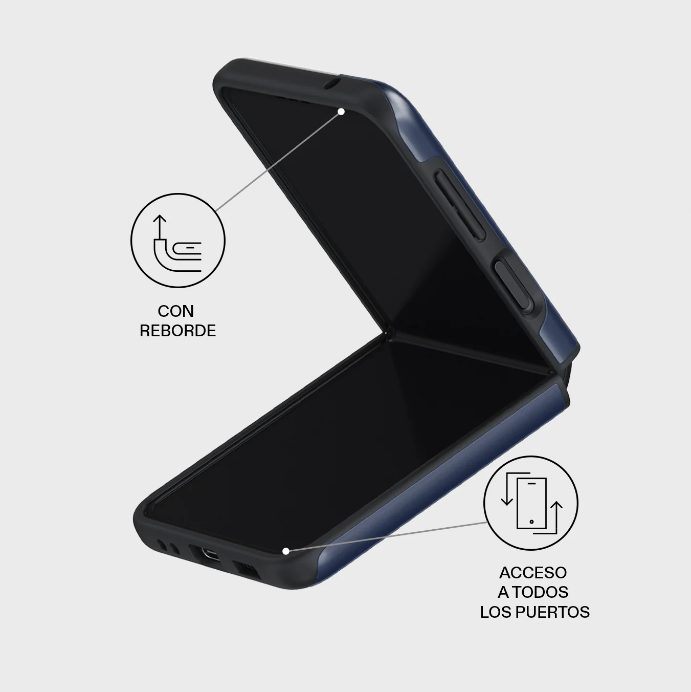 Wine & Dine - Samsung Galaxy Z Flip 3 Funda - Image 3