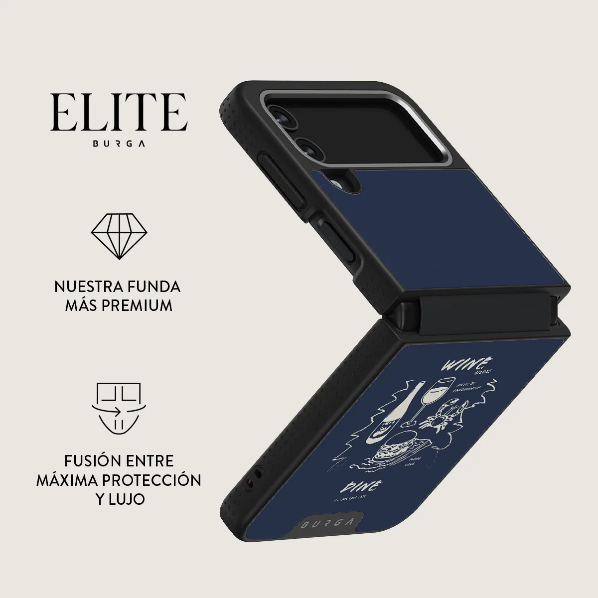 Wine & Dine - Samsung Galaxy Z Flip 4 Funda - Image 21