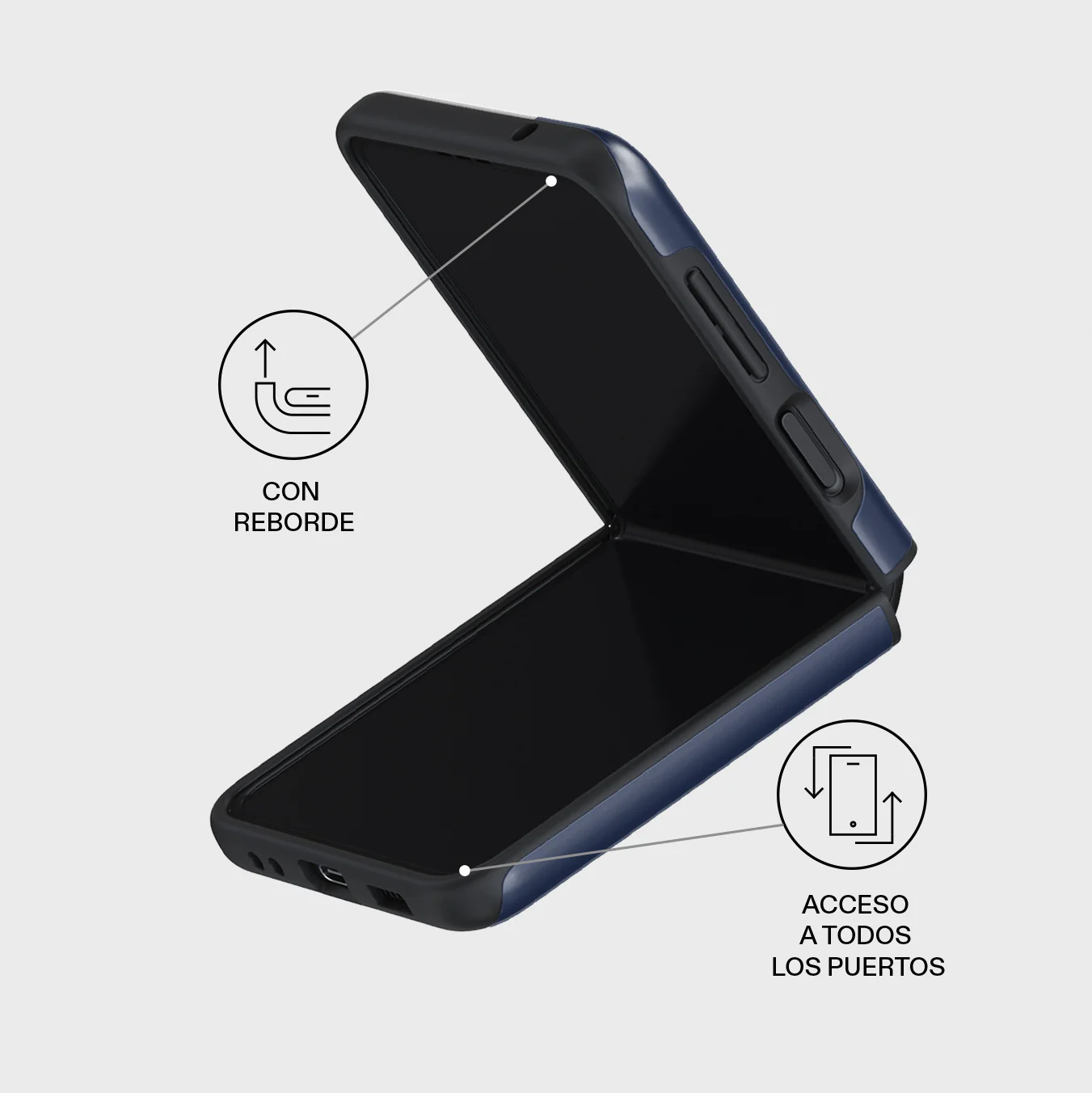Wine & Dine - Samsung Galaxy Z Flip 4 Funda - Image 9