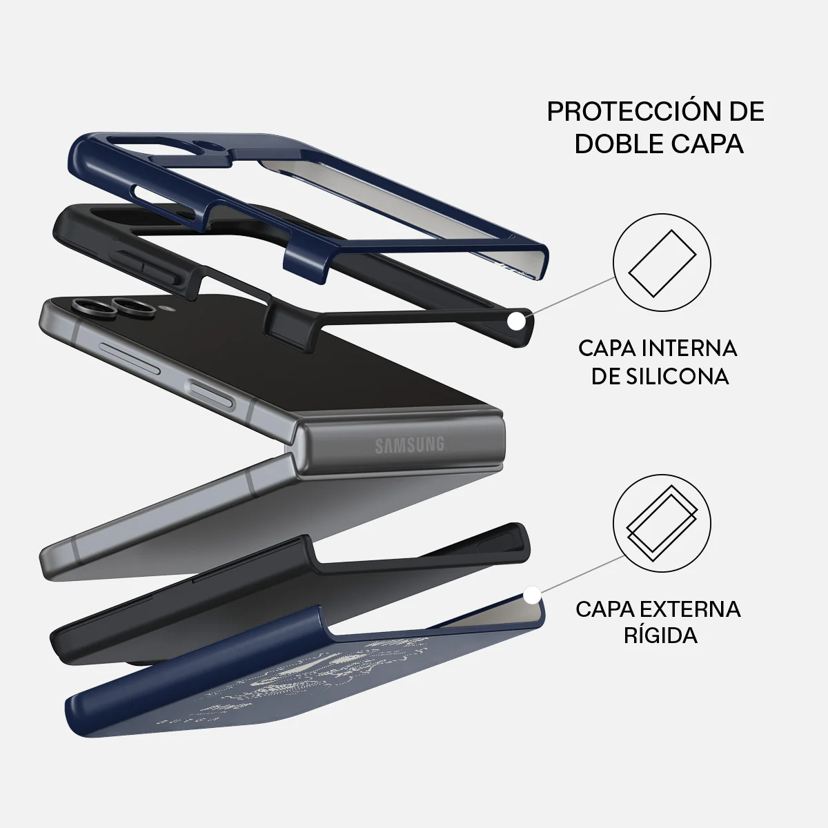Wine & Dine - Samsung Galaxy Z Flip 5 Funda - Image 2