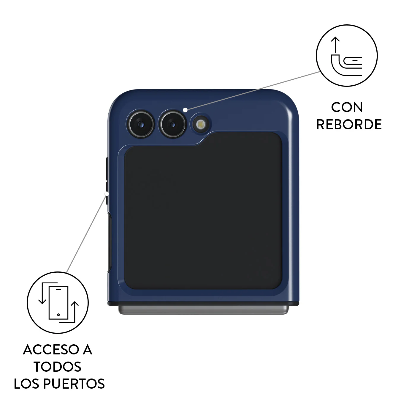 Wine & Dine - Samsung Galaxy Z Flip 5 Funda - Image 3