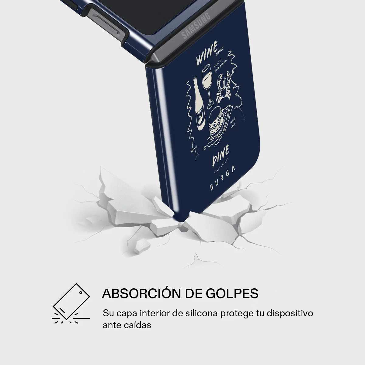 Wine & Dine - Samsung Galaxy Z Flip 5 Funda - Image 4