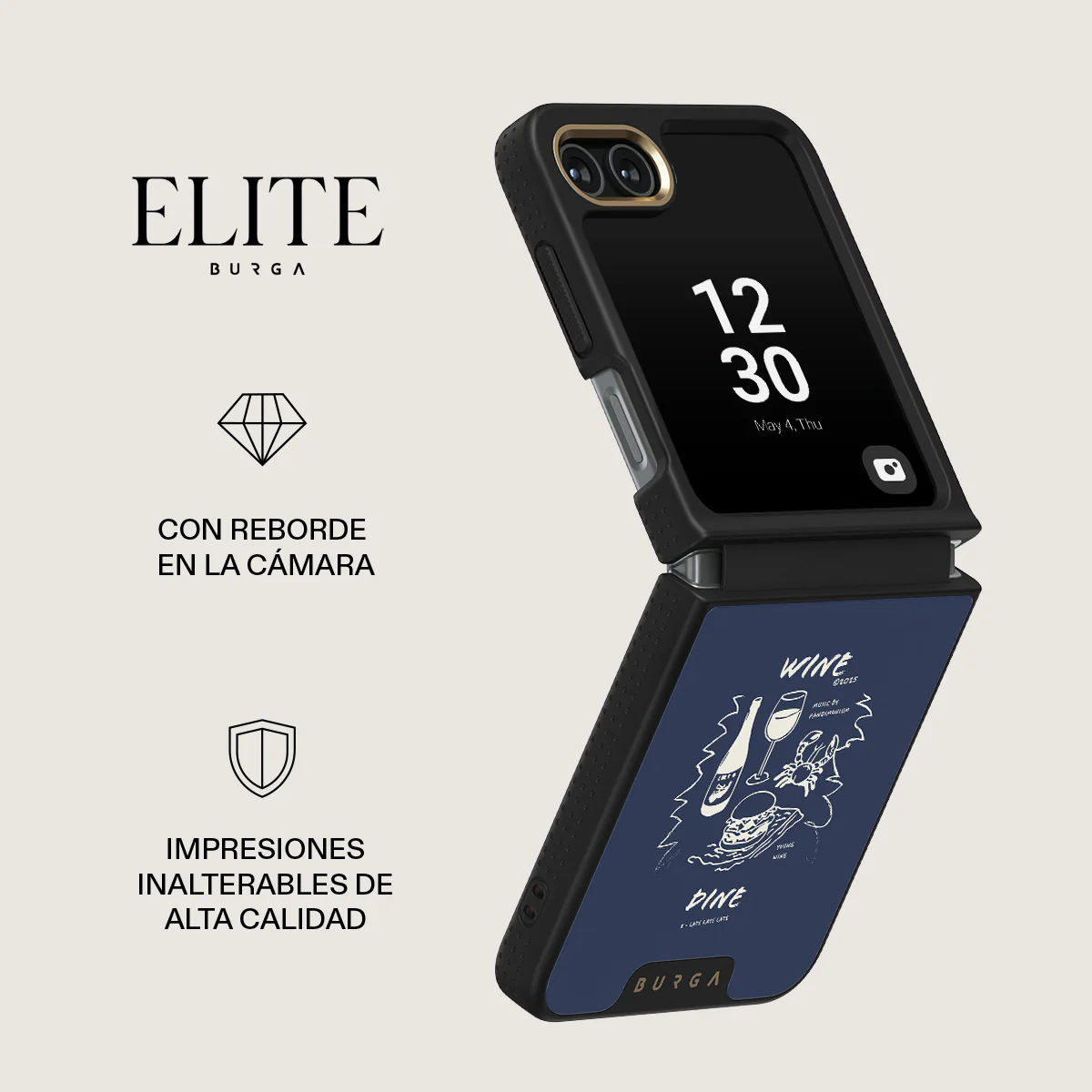 Wine & Dine - Samsung Galaxy Z Flip 5 Funda - Image 9