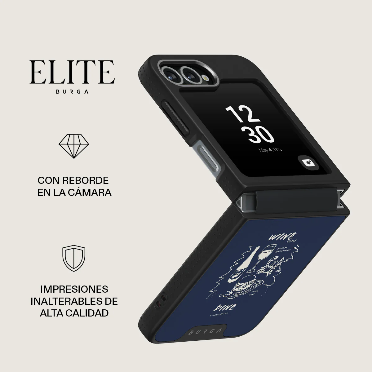 Wine & Dine - Samsung Galaxy Z Flip 6 Funda - Image 14