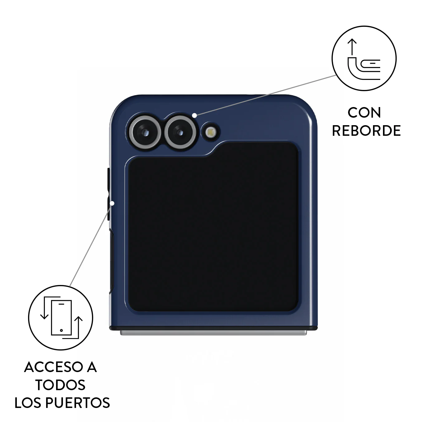 Wine & Dine - Samsung Galaxy Z Flip 7 FE Funda - Image 3