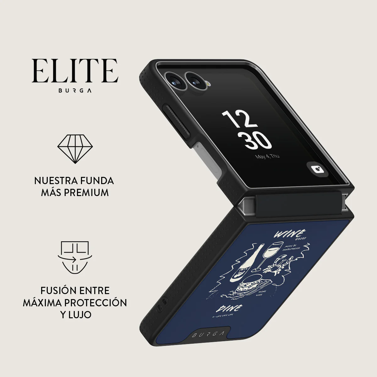 Wine & Dine - Samsung Galaxy Z Flip 7 Funda - Image 13