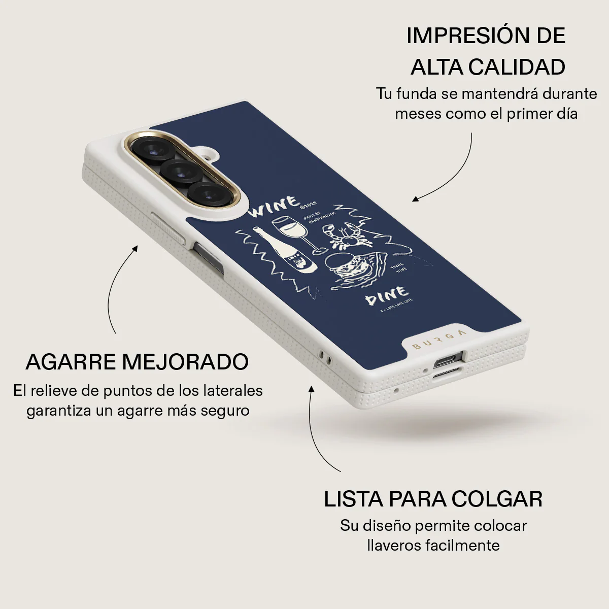 Wine & Dine - Samsung Galaxy Z Fold 7 Funda - Image 19