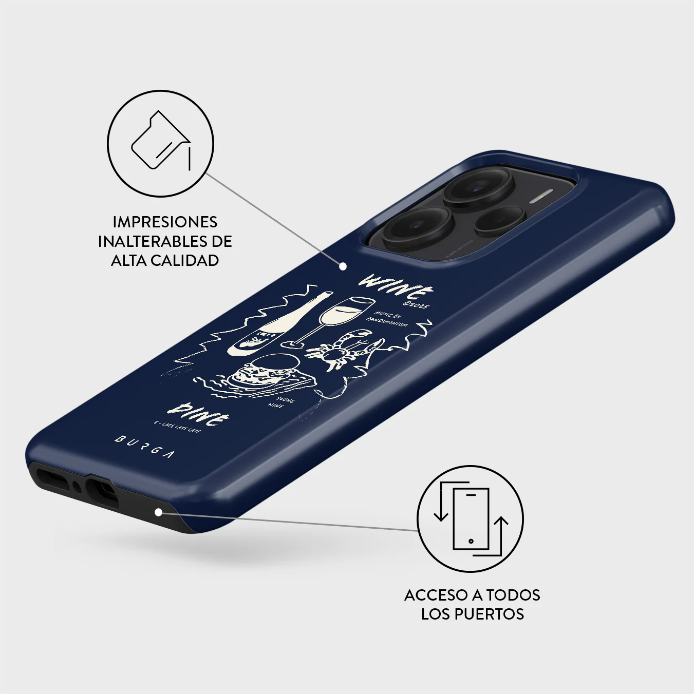 Wine & Dine - Xiaomi Redmi Note 14 5G Funda - Image 3