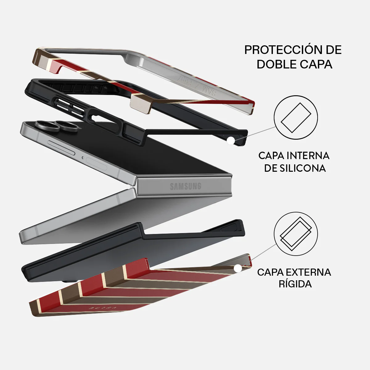 Yearbook - Samsung Galaxy Z Flip 7 Funda - Image 2