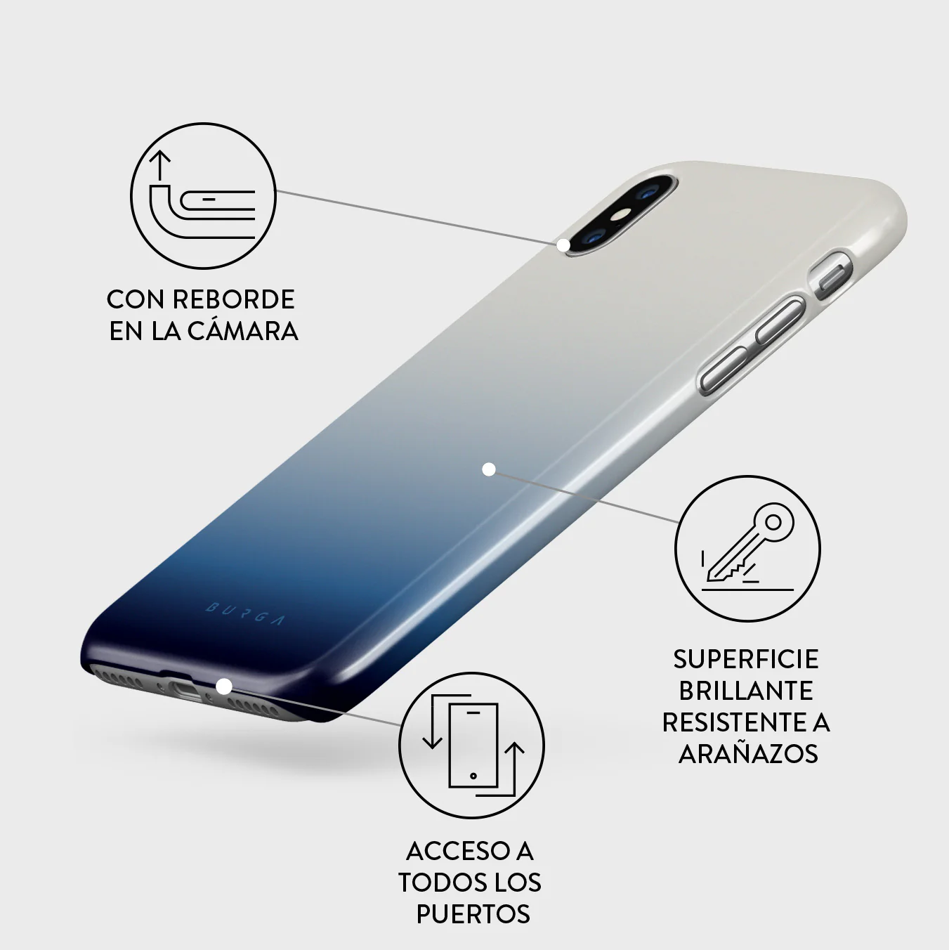 Zero Gravity - iPhone X / XS Funda - Image 3