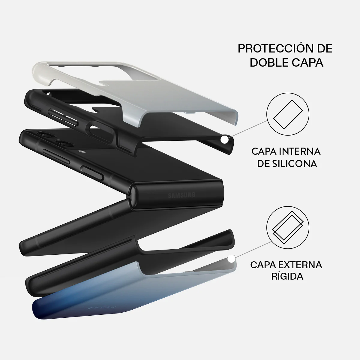 Zero Gravity - Samsung Galaxy Z Flip 3 Funda - Image 2