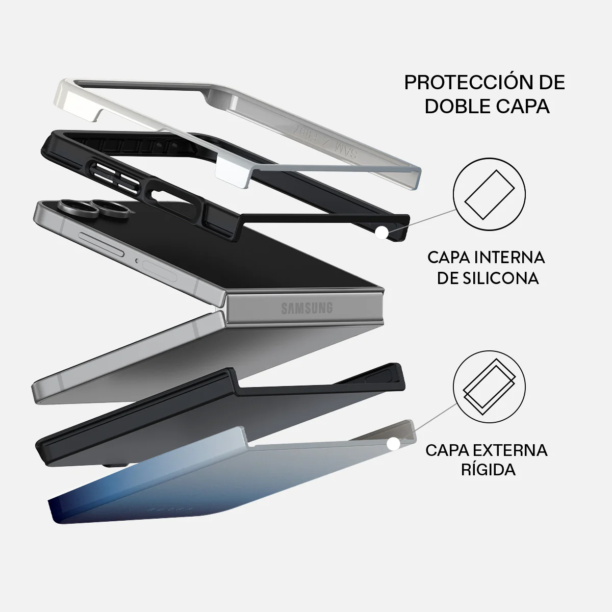 Zero Gravity - Samsung Galaxy Z Flip 7 Funda - Image 2